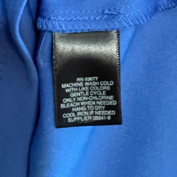 Liz Claiborne Royal Blue Bell Sleeve Dress Size 14 NWT - Picture 8 of 8